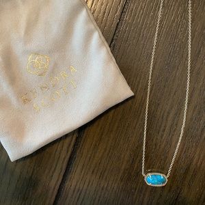 Kendra Scott Elisa Gold Pendant necklace TURQUOISE